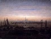 Caspar David Friedrich, Greifswald in Moonlight